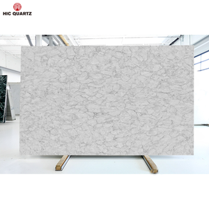 Tùy chỉnh sang trọng calacatta grey đá cẩm thạch nhìn tay đánh bóng 3cm Quartz slab cao cấp cắt thạch anh Countertop cho nhà bếp Vanity <span class=keywords><strong>Bar</strong></span> - Product Image 2