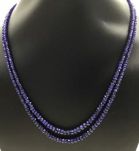 ลูกปัดพลอยแซฟไฟร์ธรรมชาติเป็นเหลี่ยมเพชรพลอยธรรมชาติสำหรับการทำเครื่องประดับสร้อยคออัญมณี - Product Image 4