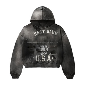 เสื้อมีฮู้ดผ้าฟลีซสำหรับผู้หญิงผ้าฟลีซเนื้อนุ่มสบาย500gsm แนววินเทจมีฮู้ดกันหนาวแบบธรรมดา - Product Image 2