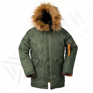 Chaqueta Parka Larga Impermeable de Primera Calidad para Hombre, Transpirable, Cortavientos, Térmica, Aislante, Gruesa, de Fabricación Personalizada - Product Image 1