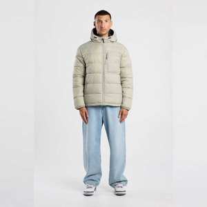 Custom Nylon Polyester Zip up Warm <b>Hoodie</b> Outerwear Lightweight Padded <b>Quilted</b> Puff Bubble Winter Puffer Jacket Men - Product Image 6