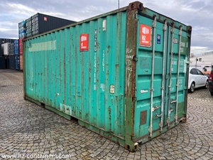 Grand conteneur de stockage en métal avec unité de ventilation de toit et composant Blue Box - Product Image 3