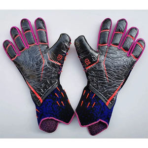 Gants de gardien de but pour enfants à forte adhérence, gants de gardien de but de football pour garçons avec latex et PU pour l'entraînement - Product Image 1