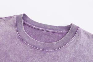 Camiseta Unisex Holgada de 270 GSM, Lavada con Ácido, Impresión DTG, Camiseta Extra Grande al por Mayor, 100% Algodón, Camiseta Vintage para Hombre - Product Image 5