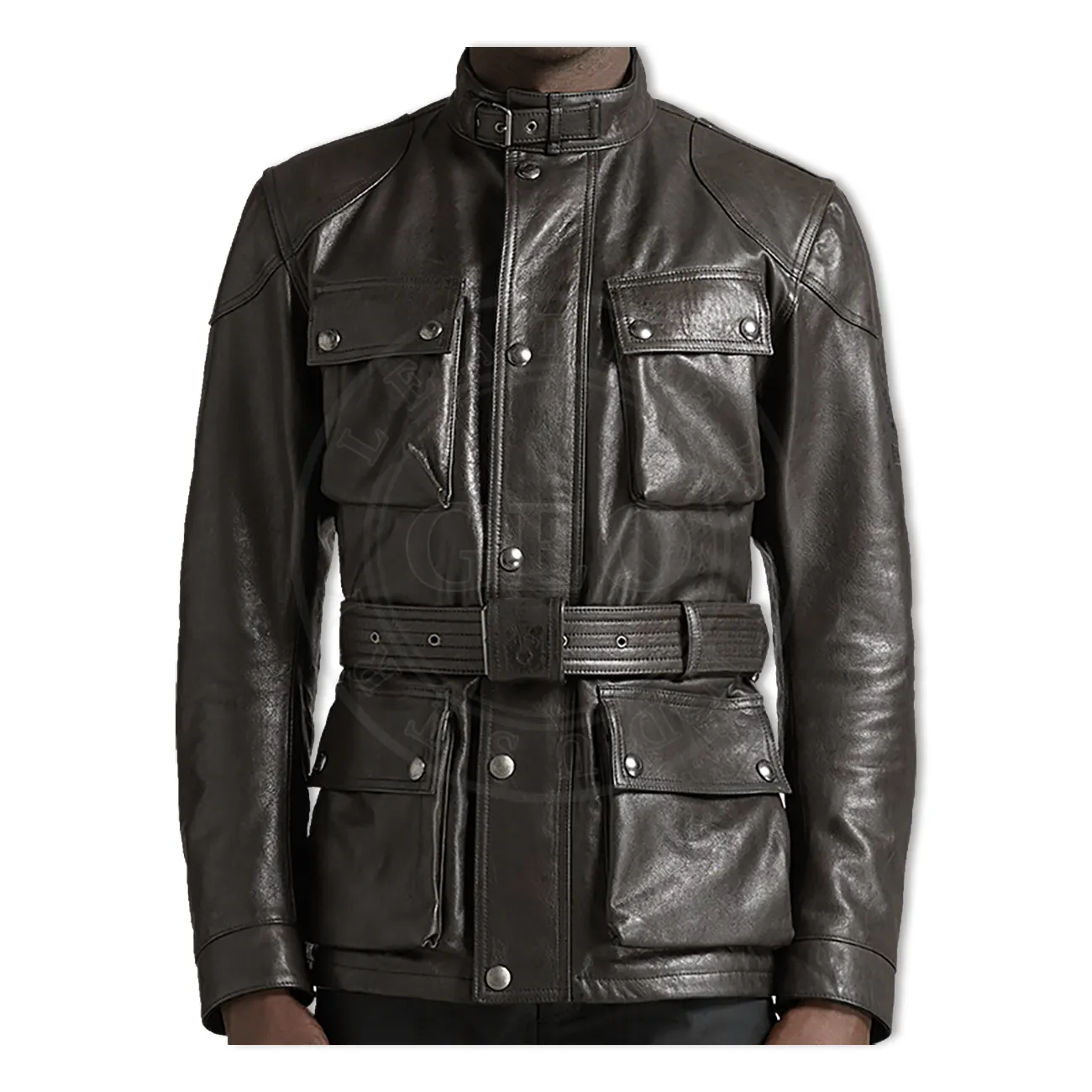Motorcycle Leather Jackets For Gents / GEO Motorbike Jackets
