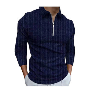 Camiseta Polo manga corta Hombre 100% algodón al por mayor camiseta Golf hombre secado rápido diseño personalizado-tu propia marca patrón sólido - Product Image 1