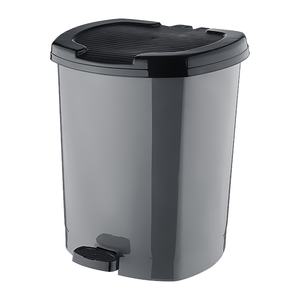 Ensemble de poubelles à pédale durables, lot de 3, en plastique PP, avec couvercle, pour déchets ménagers, type à pression, écologiques, amovibles - Product Image 2