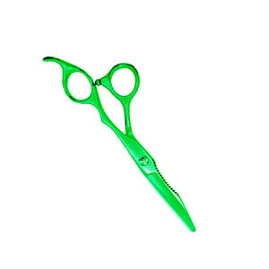 Tijeras de corte de pelo de lujo, tijeras de pelo de Color verde claro, herramienta de corte de pelo, tijeras de peluquero con reposapiés - Product Image 3