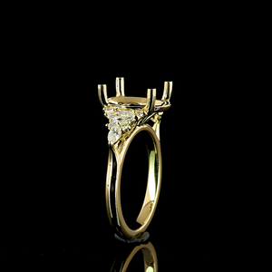 Bague de fiançailles en or 18 carats avec moissanite de 3,01 carats, forme ovale, style durable, idéale pour les commandes en gros, fournisseur - Product Image 2