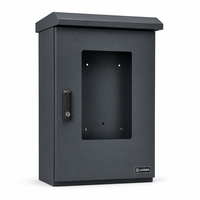 Boîtier de protection pour chargeur de VE 350x500x200mm IP65 en acier laminé à froid, montage mural, boîtier vide pour station de recharge