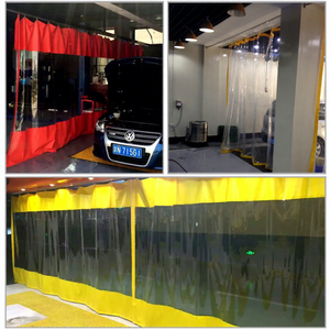 <span class=keywords><strong>Rideau</strong></span> de lavage de voiture insonorisé <span class=keywords><strong>Rideau</strong></span> en PVC transparent Panneau transparent Rideaux en plastique industriels <span class=keywords><strong>pour</strong></span> <span class=keywords><strong>terrasse</strong></span> - Product Image 6