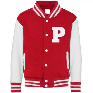 Wholesale Unisex Casual Cotton Coated Baseball Bomber Varsity Letterman <b>Jacket</b> - Product Image 5