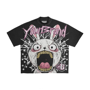 Camiseta en blanco de algodón de alta calidad, Camiseta con estampado de logotipo personalizado para hombre, ropa de hombre, camisetas de manga corta para hombre - Product Image 2