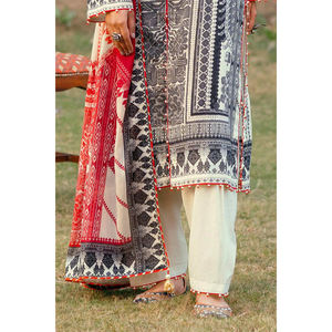 Vestidos de césped paquistaníes Salwar Kameez para mujer, venta al por mayor de Pakistán e India, vestido de césped de 3 piezas para ropa informal - Product Image 6
