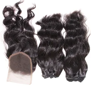 Jalinan rambut dan wig Vietnam kualitas terbaik, bundel gelombang dalam 12A grosir rambut asli rambut manusia Remy dari Vietnam
