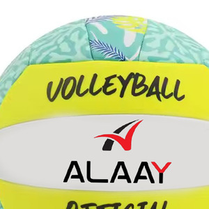 Alaay 2025 Logotipo personalizado Voleibol Nuevo diseño Colorido Material de cuero de PVC Pelota de entrenamiento en tamaños 5 4 3 2 - Product Image 6