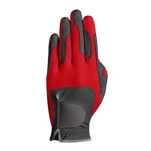 2025 último estilo Cabretta cuero deportes guantes de Golf alta calidad personalizado antideslizante Palma transpirable suave cierre de Velcro hombres - Product Image 1
