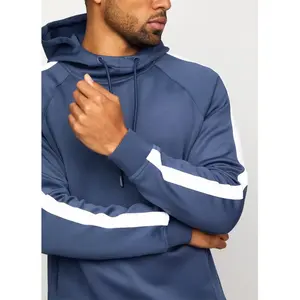 ชุดกีฬาสองชิ้นสำหรับผู้ชายชุดวอร์มชุดออกกำลังกายผ้าฟลีซสำหรับยิมฟิตเนสเทรนนิ่ง - Product Image 2