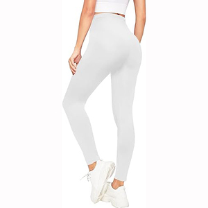 Mallas sin costuras de tela suave apretado pantalones de yoga levantamiento de glúteos de cintura alta para las mujeres sin costuras scrunch legging - Product Image 6