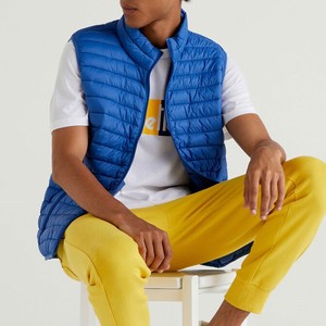 เสื้อกั๊กขนปลาปักเป้าลำลองน้ำหนักเบาสำหรับผู้ชายสามารถปรับแต่งได้อย่างเต็มที่และดีไซน์ล่าสุด - Product Image 5