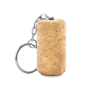 Llavero Ecológico de Corcho TAPON, Gadget Promocional Ecológico con Mosquetón - Product Image 3