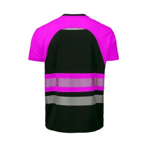 Hi <b>Vis</b> Polo <b>Shirt</b> Reflective Safety <b>Shirt</b> Hi <b>Vis</b> Reflective Safety Black Safety Polo <b>T</b> <b>Shirt</b> - Product Image 2