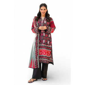 Traje de 3 Piezas para Mujer con Estampado y Cuello Bordado SD-52199 - Product Image 3