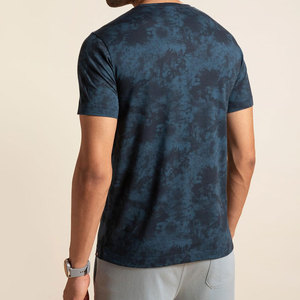 T-Shirt Homme Basique 100% Coton Biologique Trendy Street for Look Ourlet Étendu Coupe Classique - Product Image 4