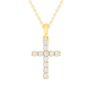 Colgante Rikhava Unisex de Moda Personalizado con Diamante Redondo para Bodas o Fiestas de Compromiso para Mujeres y Hombres - Product Image 2