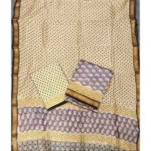 ชุดสูทมาเฮชวารีลายพิมพ์บล็อกสำหรับผู้หญิง - Product Image 1