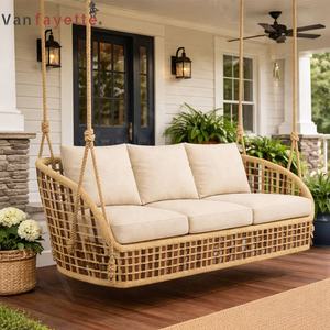 Двухместные садовые качели-гамак, двухместное подвесное кресло-качели, двухместный садовый шезлонг - Product Image 3