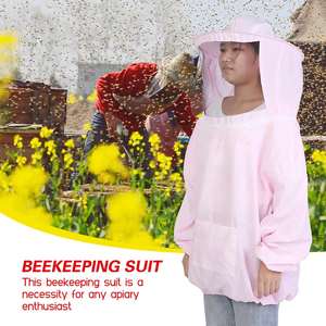 Beekeeping <b>Jacket</b> Protective Wear Breathable Polyester Waterproof Anti-Wrinkle Sting Proof Durable Apiary Clothing Honey - Product Image 2