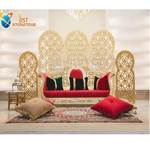 กรอบเลเซอร์ตกแต่งเวทีสไตล์อาหรับออกแบบลายดอกไม้สวยงามออกแบบด้วยเลเซอร์ตัดธีมชาวโมร็อกโกของชาวอินเดียออสเตรเลีย - Product Image 1