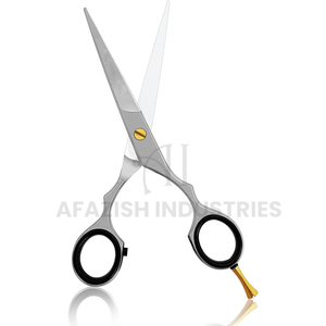 Tijeras profesionales para peluquería, extremadamente afiladas, Color plateado, tornillo de calavera recubierto de oro, precio barato, belleza, acero profesional, Romo - Product Image 2