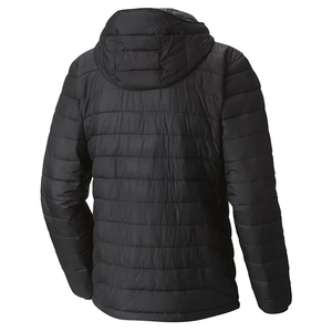 Men's Winter <b>Quilted</b> Puffer Jacket with <b>Thick</b> Hooded Coat Windproof Lightweight Outdoor Fashion with Front Logo Position - Product Image 4