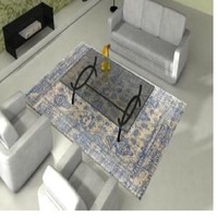 Hochwertiger KUMAR Persischer Design Handgeknüpfter Wolle/Seide Haustierfreundlicher Plüsch-Teppich Mittlere Dicke Teppich-Sets Top-Qualität