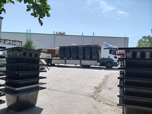 Venta al por mayor 115x115x60-30cm Cofre Cassette Mold Encofrado de hormigón para losas de gofres - Product Image 3