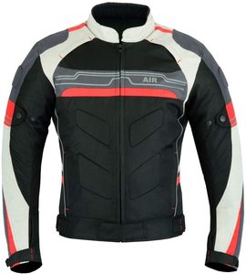 Blouson de moto de course, vêtements de sport, grande taille, respirant, ignifuge, % polyester avec protections, pour homme - Product Image 2