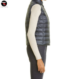 Venta al por mayor de trajes completos de invierno chaleco sin mangas chaqueta Puffer chaleco transpirable mujeres algodón productos de alta calidad - Product Image 2