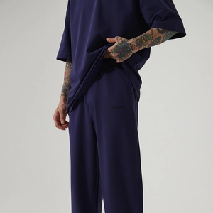 Chándal de lavado ácido Premium básico personalizado para hombre de algodón pesado de gran tamaño personalizado servicio OEM oferta al por mayor tendencia 2024 calidad - Product Image 1