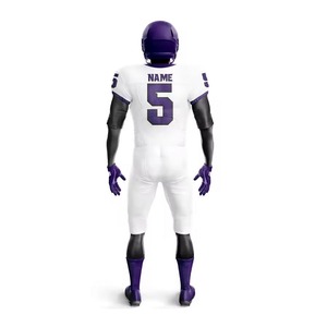 Fully <b>Customized</b> Breathable American Football Uniform 100% Polyester Custom Colors & Logo Team Wear - Product Image 6