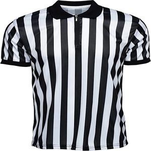 Chemise officielle d'arbitre à col de style pro pour homme Basketball Football Soccer - Product Image 1