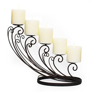 Candelabro hecho a mano para Celebración de Navidad, soporte de vela de pilar para Interior de casa y sala de estar, decoración del hogar - Product Image 2