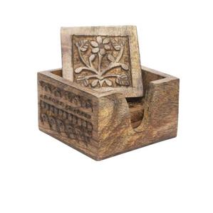 Sous-verre en noyer de conception nouvelle, pour le café, le thé, la table, sous-verre décoratif moderne - Product Image 1