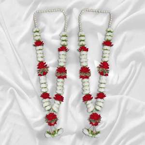 Paquet de 2 guirlandes de mariage arc fleur bienvenue mariée marié maison fête retour anniversaire couple cadeau - Product Image 1