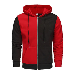 Sweat à capuche zippé personnalisé unisexe en molleton de coton épais, grande taille, respirant, écologique, doublé, vierge - Product Image 1