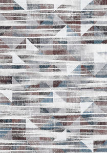 Adiva 20ft Jacquard tejido patrón geométrico hogar hecho a máquina alfombra turca lavable poliéster algodón respaldo antideslizante Goma - Product Image 5