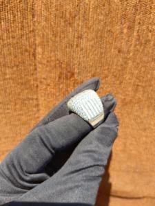 Best Design GRA Certified Baguette Cut VVS Moissanite Gold Plated 925 Sterling Silver Pave Setting <b>Iced</b> Hip Hop Wedding <b>Ring</b> - Product Image 4