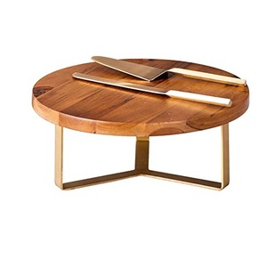 Support à gâteau en métal aluminium, finition argent antique, forme arrondie, pour décorations de mariage, anniversaires et autres occasions. - Product Image 3