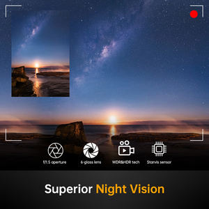 4K 듀얼 렌즈 전면 및 후면 미니 자동차 블랙 박스 와이파이 GPS FHD 야간 투시경 자동차 블랙 박스가있는 자동차 비디오 Dvr 운전 레코더 - Product Image 3